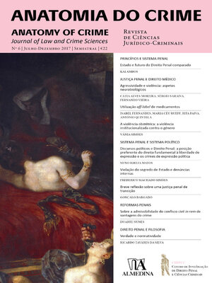 cover image of Sobre a admissibilidade do confisco civil in rem de vantagens do crime